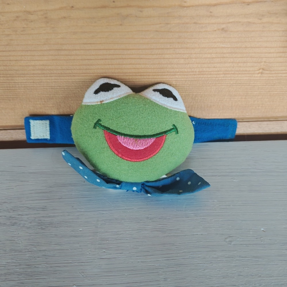 Eden Muppet Babies Kermit Frog Baby Wrist Rattle‎ Vintage E3